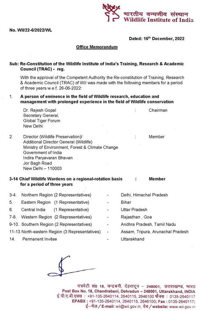 Training, Research & Academic Council