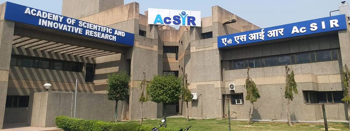 Academy of Scientific and Innovative Research Academy of Scientific and Innovative Research