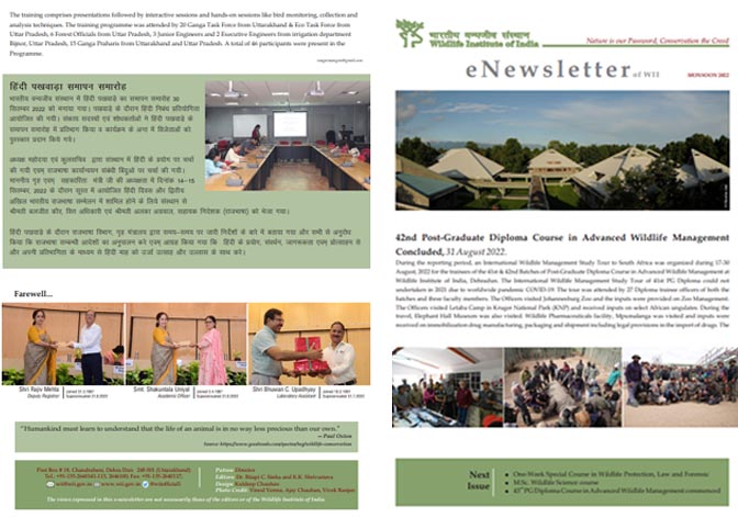 e-Newsletter Monsoon 2022