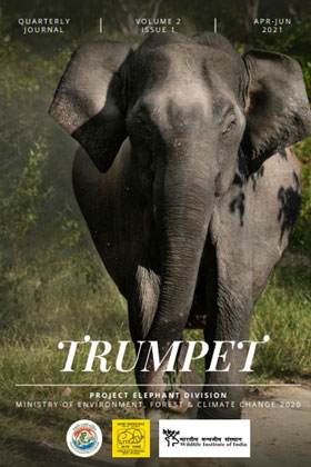 Cover page of Trumpet – Quarterly Journal – Volume – 2, Issue – 1, April - June 2021 
