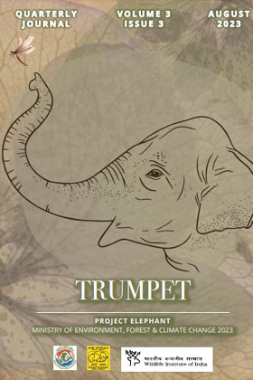 Cover page of Trumpet – Quarterly Journal – Volume – 3, Issue – 2 August -  2023