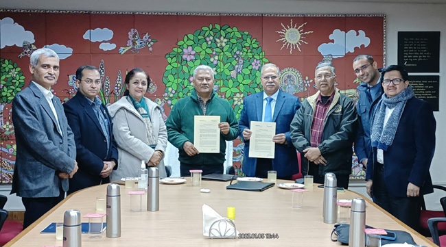 MoU between EPCH and WII in setting up a ‘Pashmina Testing Facility’ in WII, Dehradun