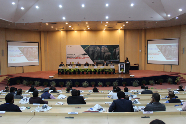 Capacity Building Workshop on Minimizing Elephant Mortalities on Railway Track for Officials of Indian Railways at Wildlife Institute of India
