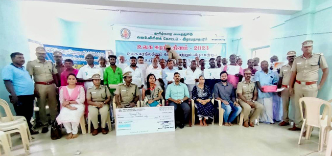 Felicitation of the rescuers on the occasion of the World Wetland Day